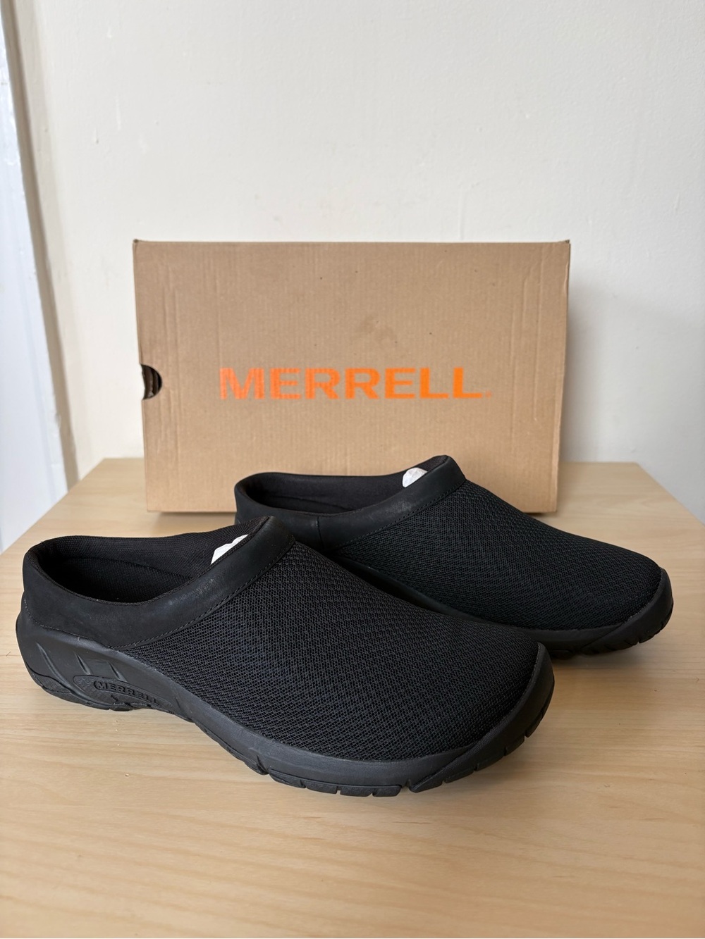 MERRELL NEW Women’s Encore Breeze 4 Mesh Clog Black Sz 10 J000554